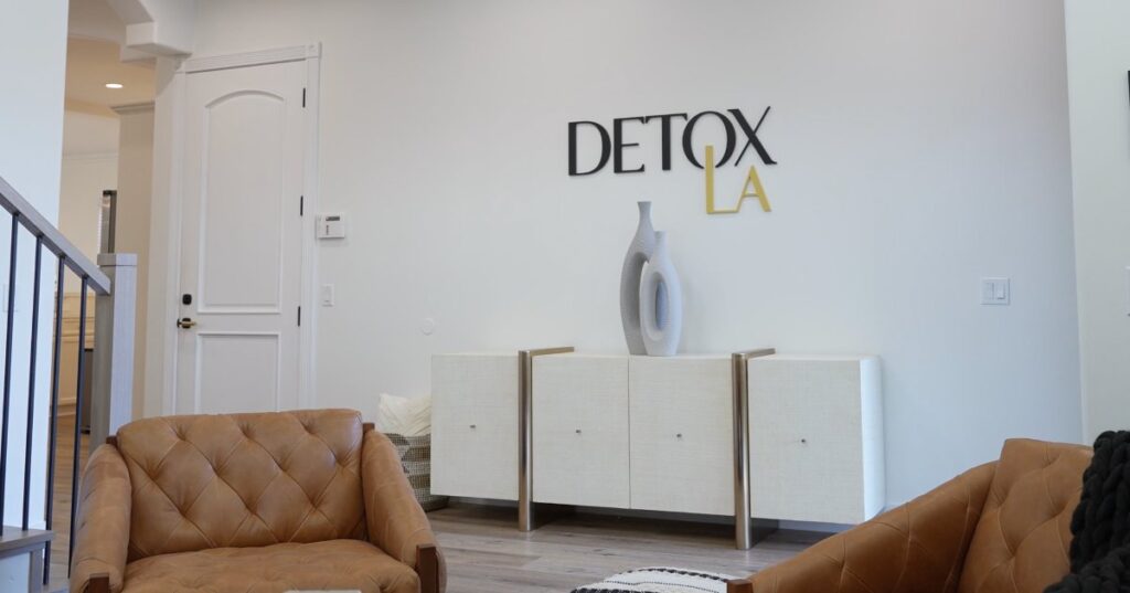 Interior of Detox LA Facility Entry way