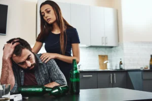 depression and substance use - man dealing with alcoholism